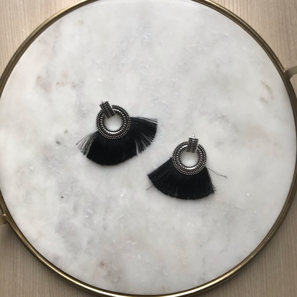 Vintage Tassel Earrings - Picture 2 of 5